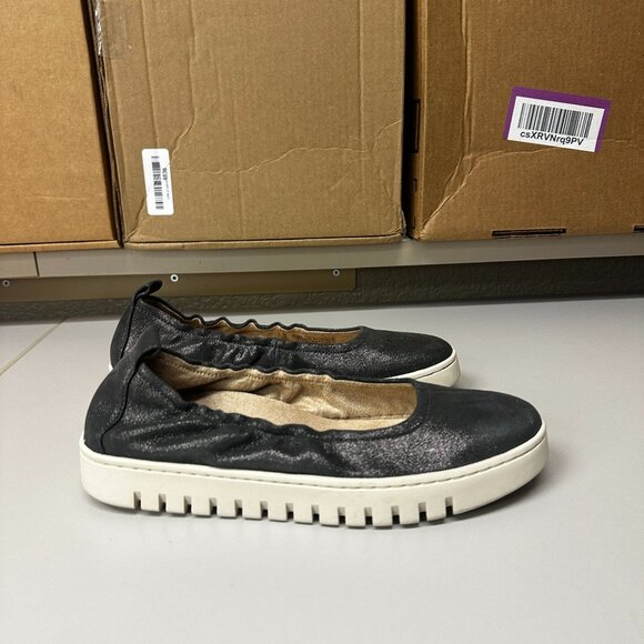 Vionic Uptown Ballet Slip on shoe - sparkly grey - size 9 - Picture 1 of 6